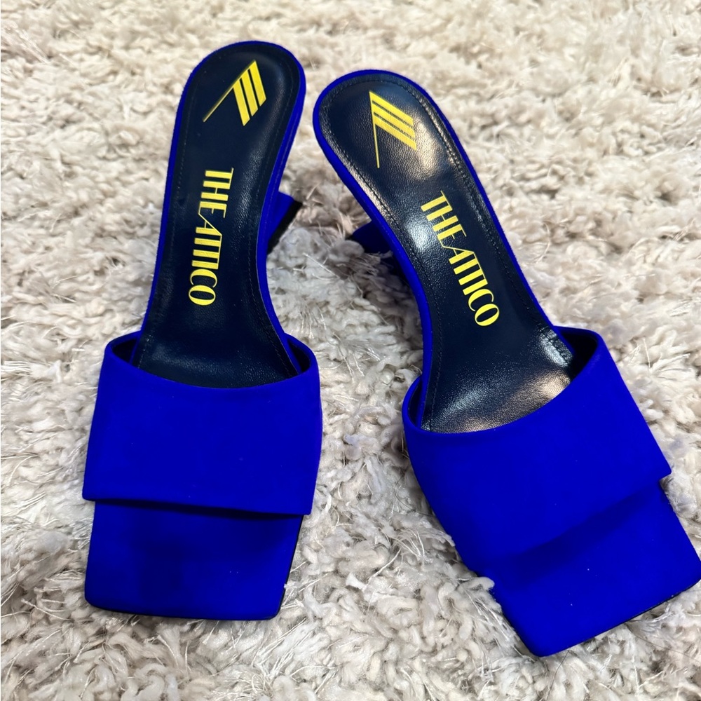 The Attico Women's Vibrant Blue Mules